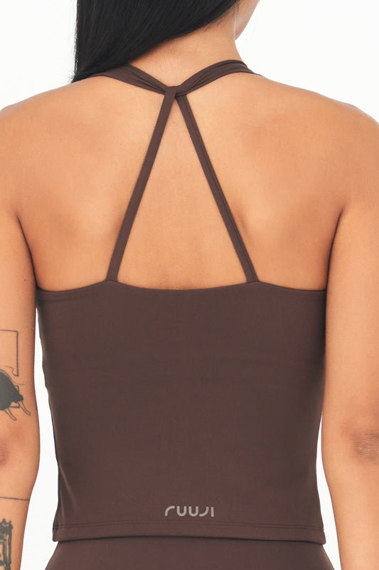 Sculpt Halter Padded Top