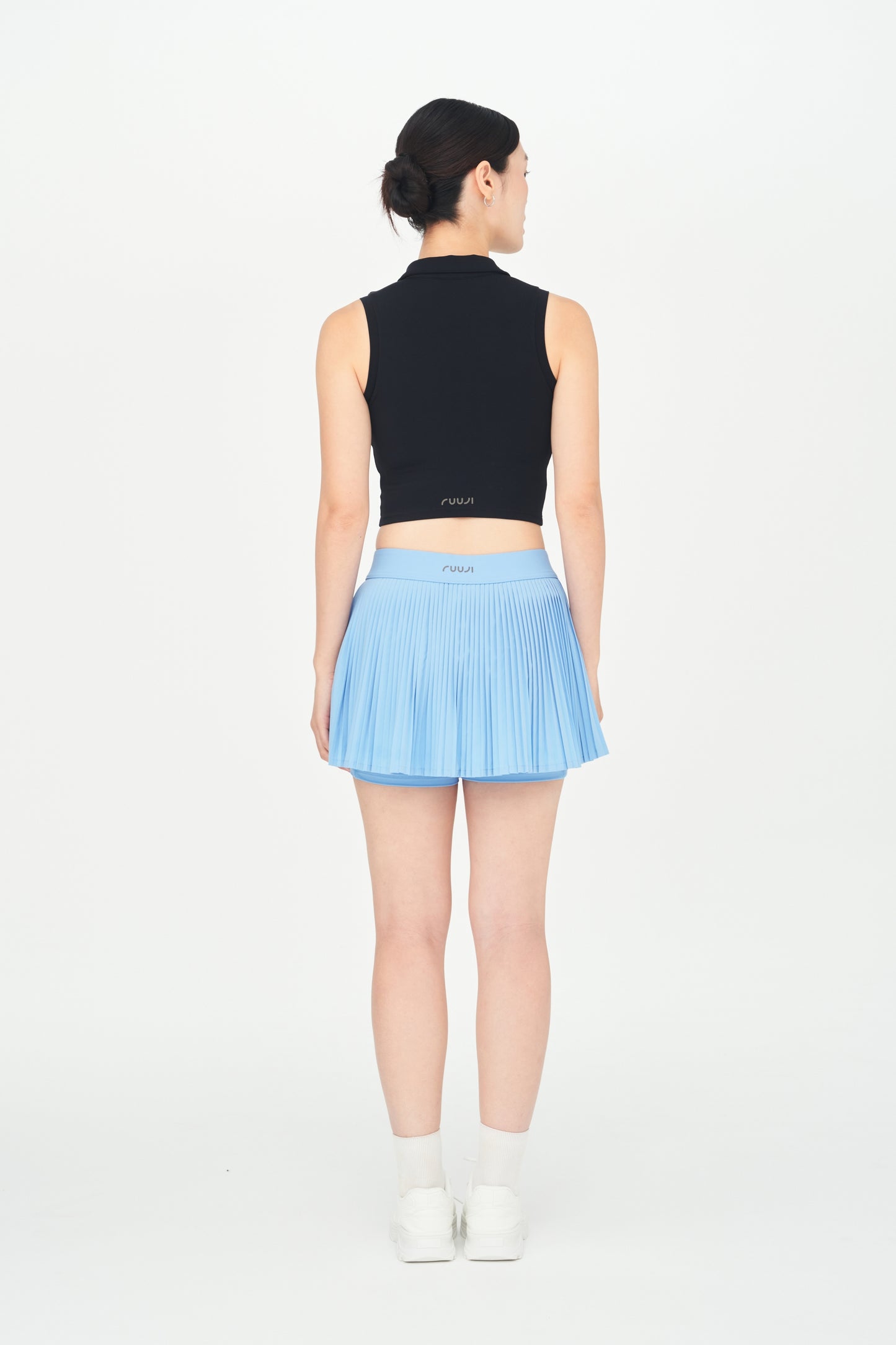 Cropped Polo Padded Top