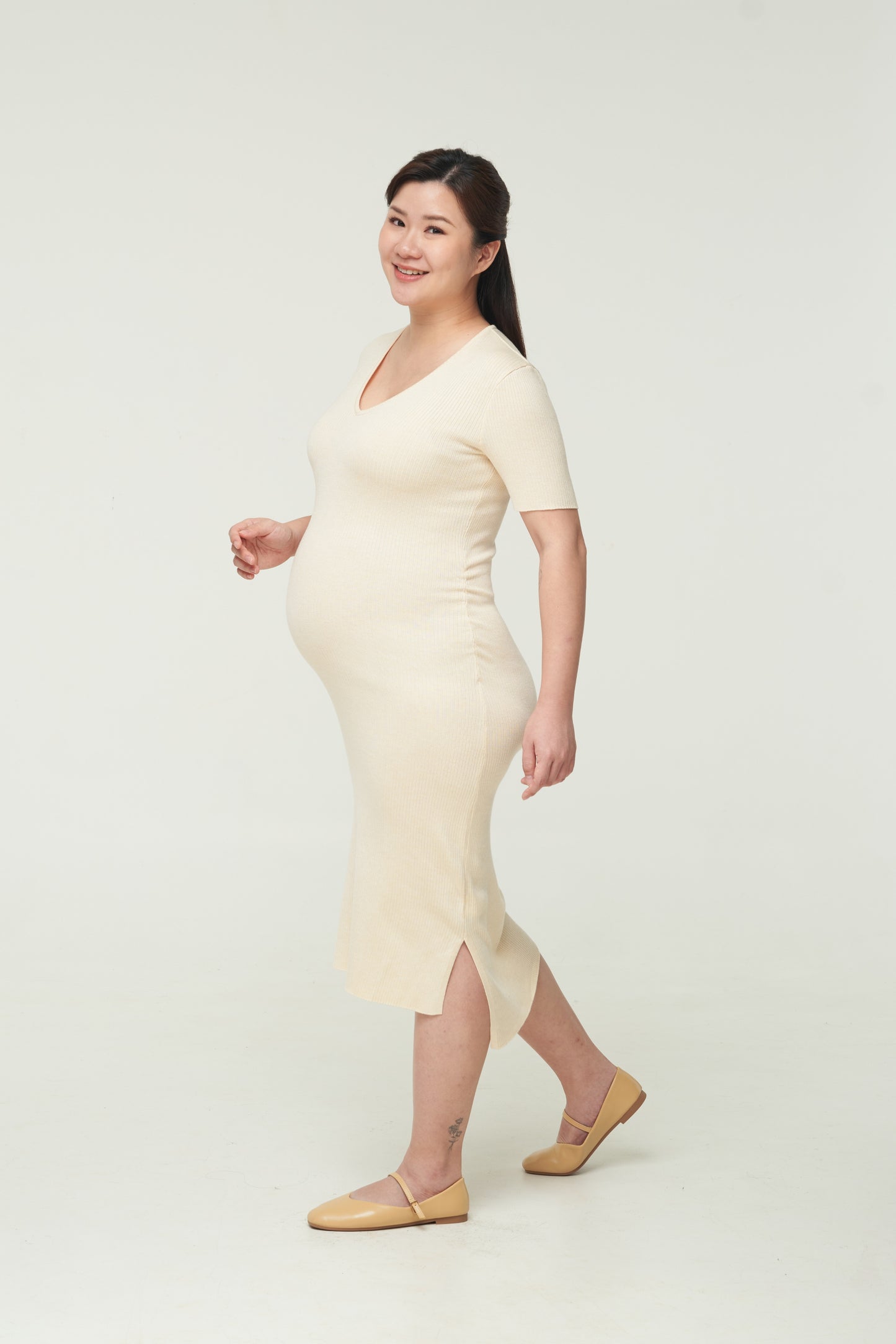 Knit Midi Dress
