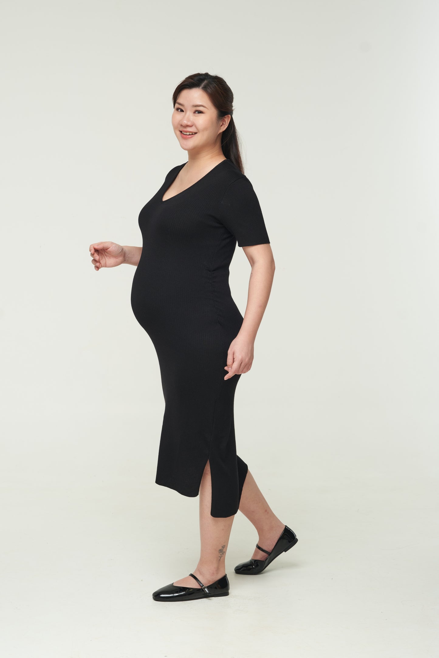 Knit Midi Dress