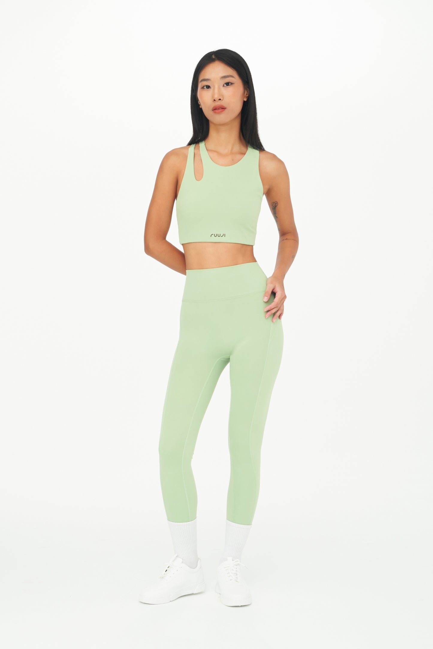 Sculpt Asymmetrical Cropped Top