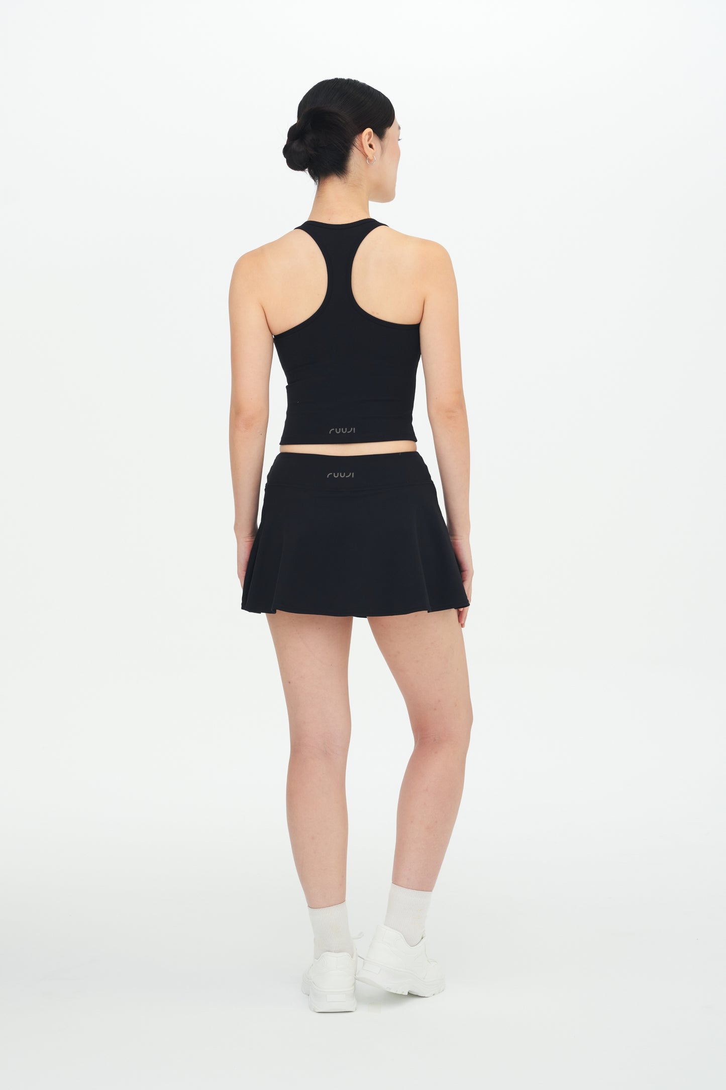 Slit Sculpt Mini Skirt
