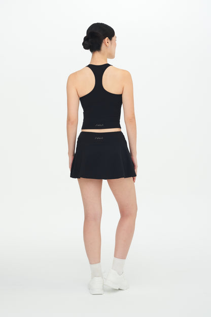 Slit Sculpt Mini Skirt