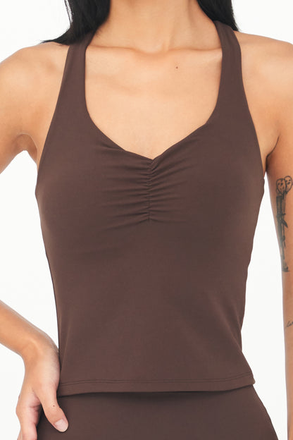 Sculpt Halter Padded Top