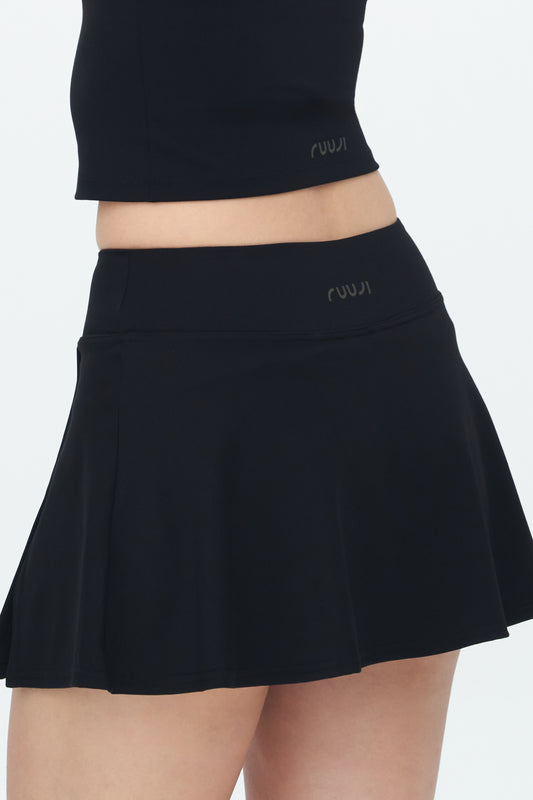 Slit Sculpt Mini Skirt