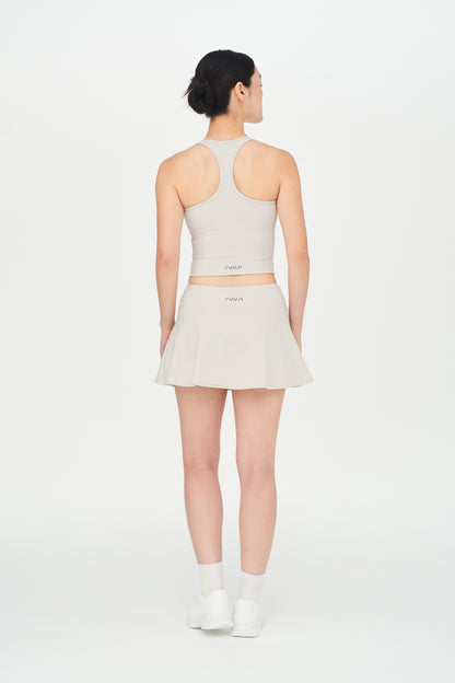 Slit Sculpt Mini Skirt