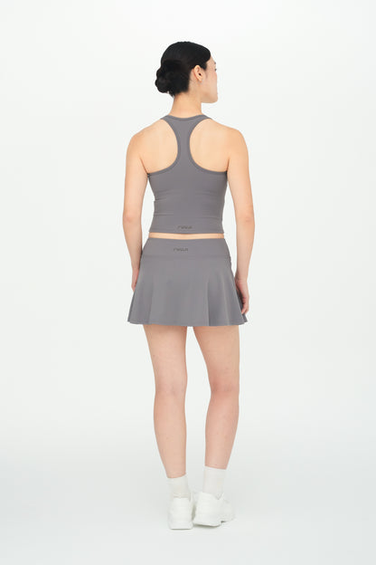 Slit Sculpt Mini Skirt