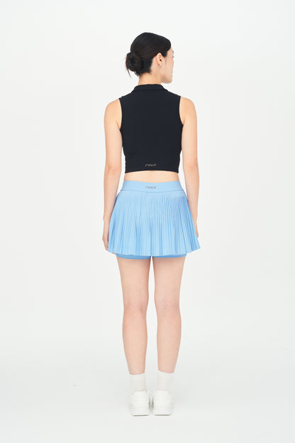 Cropped Polo Padded Top