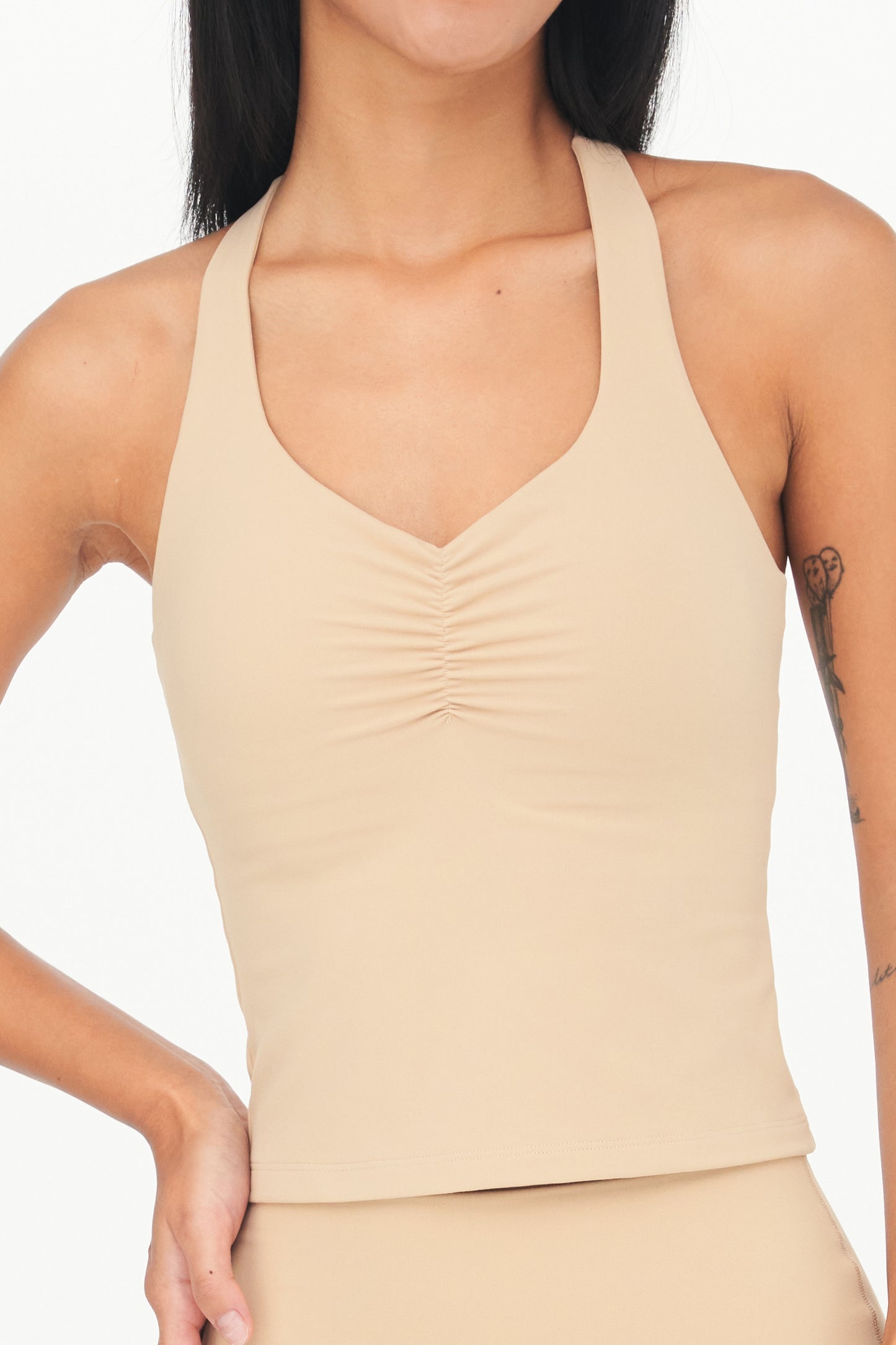 Sculpt Halter Padded Top