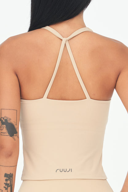 Sculpt Halter Padded Top