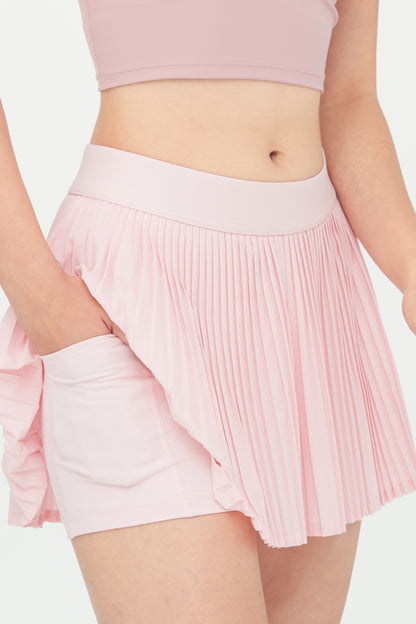 High Rise Pleated Skirt